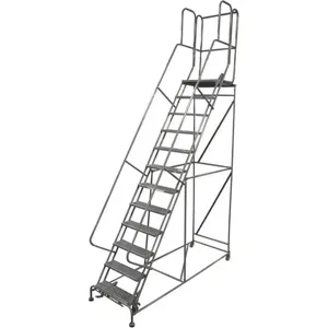 COTTERMAN 2612R2632A2E12B4W5C1P3 Rolling Ladder Unassembled Handrail Platform 120 Inch Height | AF2YVW 6ZEX5