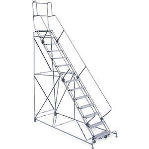 COTTERMAN 2614R2642A6E12B4W5C1P3 Rolling Ladder Unassembled Handrail Platform 140 Inch Height | AD2VGQ 3UU88