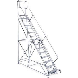 COTTERMAN 2615R2642A1E24B4W5C1P3 Rolling Ladder Handrail Platform 150 Inch Height | AB6CPL 20Z469