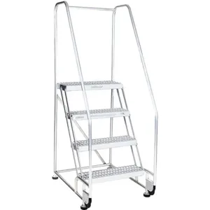 COTTERMAN 3TA18A3E20B8C50P6 Rolling Ladder Welded Handrail Platform 30 Inch Height | AB6CRG 20Z516