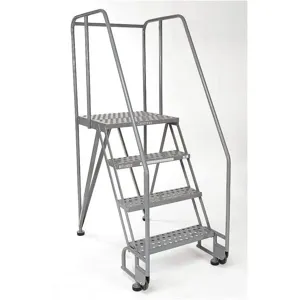 COTTERMAN 4STR26A1E20B8C1P6 Rolling Ladder Welded Handrail Platform 40 Inch Height | AC9CMK 3FME5