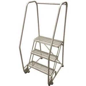 COTTERMAN 3TR18A3E10B8C1P6 Rolling Ladder Welded Handrail Platform 30 Inch Height | AB6CJM 20Z354