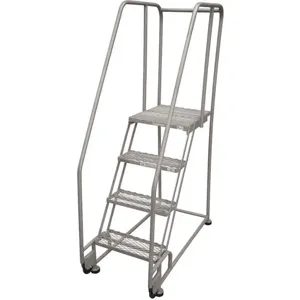 COTTERMAN 4TS26A1E10B8P6 Rolling Ladder Welded Handrail Platform 40 Inch Height | AB6CRR 20Z525