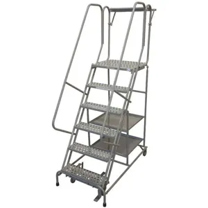 COTTERMAN 5007R2630A6E20B4G1C1P6 Rolling Ladder Assembled Handrail Platform 70 Inch Height | AB6CLN 20Z402