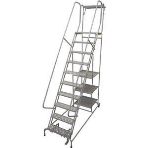 COTTERMAN 5011R2632A6E20B4G1C1P6 Rolling Ladder Assembled Handrail Platform 110 Inch Height | AB6CLT 20Z406