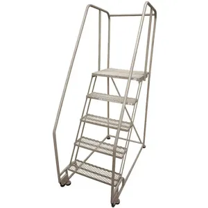 COTTERMAN 5TR18A1E10B8C1P6 Rolling Ladder Welded Handrail Platform 50 Inch Height | AB6CKE 20Z370