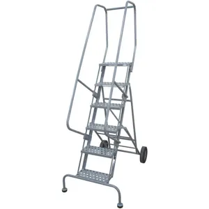 COTTERMAN 6507R1830A3E10B11W5C1P6 Rolling Ladder Handrail Platform 70 Inch Height | AB6CFK 20Z282