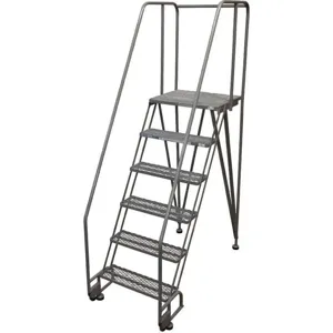 COTTERMAN 6STRA1E20C1P6 Rolling Ladder Welded Handrail Platform 60 Inch Height | AE9WLA 6MXV7