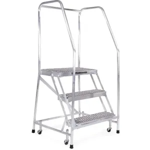 COTTERMAN A2R1818A3B3C50P6 Rolling Ladder Welded Handrail Platform 20 Inch Height | AC2GEY 2JYW3