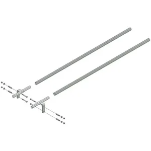 COTTERMAN GT1003-DT-KIT Track Section 3 feet Steel | AF9EWC 29WR38