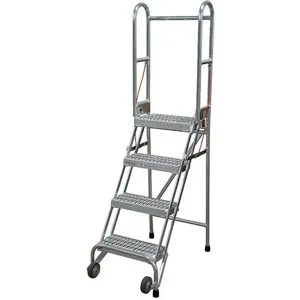 COTTERMAN SASA4A3E10C50P6 Folding Rolling Safety Ladder Platform 40in H | AG6RKV 46C363