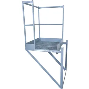 COTTERMAN SPL7C1 Standoff Landing Platform Steel 32 x 36 In | AB6CQZ 20Z509