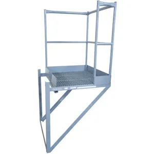 COTTERMAN SPL8C1 Standoff Landing Platform Steel 32 x 36 In | AB6CRA 20Z510