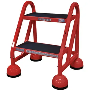 COTTERMAN ST-220 A2 C6 P5 Rolling Ladder Welded Platform 18 Inch Height | AE9TAL 6LYD0