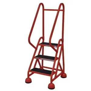 COTTERMAN ST-301 A2 C6 P5 Rolling Ladder Handrail Platform 27 Inch Height | AF4NZM 9DYZ3