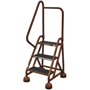 COTTERMAN ST-302 A2 C4 P5 Rolling Ladder Handrail Platform 27 Inch Height | AE9TAP 6LYD4