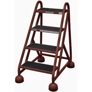 COTTERMAN ST-400 A2 C4 P5 Rolling Ladder Welded Platform 36 Inch Height | AF3XMQ 8EFH1