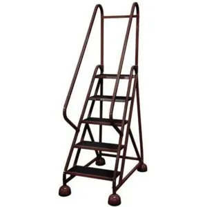 COTTERMAN ST-501 A2 C4 P5 Rolling Ladder Handrail Platform 45 Inch Height | AF4HLZ 8XA96