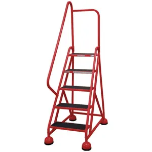 COTTERMAN ST-502 A2 C6 P5 Rolling Ladder Handrail Platform 45 Inch Height | AE9TBM 6LYF5