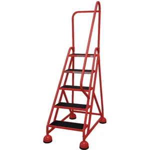 COTTERMAN ST-523 A2 C6 P5 Rolling Ladder Handrail Platform 45 Inch Height | AE9WHG 6MXL4