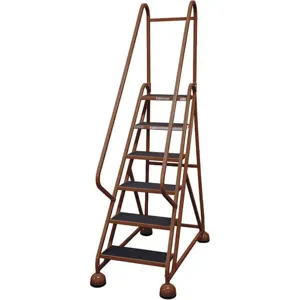 COTTERMAN ST-621 A2 C4 P5 Rolling Ladder Handrail Platform 54 Inch Height | AE9WHL 6MXL8