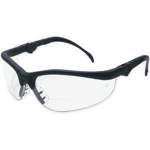 MCR SAFETY 9P844 Reading Glasses +2.0 Clear Polycarbonate | AF4XYC