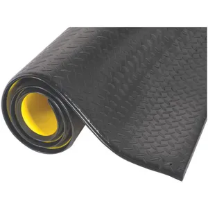 CROWN 38AY09 Antifatigue Runner Black 4 Feet x 75 Feet | AH7RRY