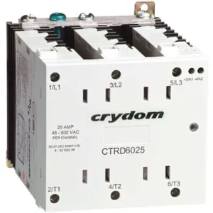 CRYDOM CTRB6025 DIN Mount Solid State Relay 600VAC 25A | AF7JXQ 21R941