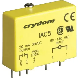 CRYDOM IAC5 Module Input AC Output DC Yellow 50mA | AF6NZK 1DTT3