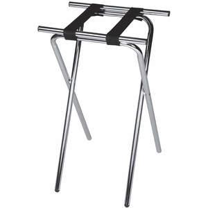 CENTRAL SPECIALTIES LTD 1053C-1 Deluxe Steel Tray Stand Chrome | AA4PZE 12Y327