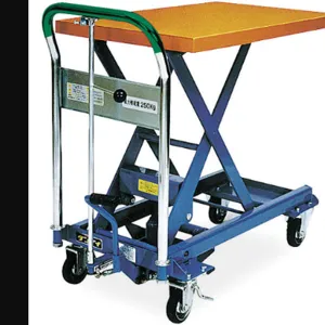 DANDY LIFT L-150 Scissor Lift Cart 330 Lb. Steel Fixed | AE2REM 4ZC04