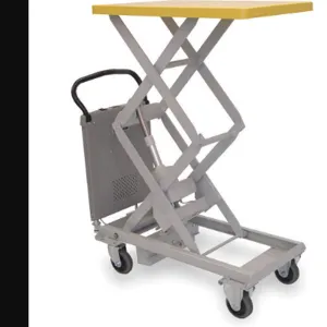 DANDY LIFT PLM-100W Scissor Lift Cart 220 Lb. Steel Fixed | AC3BRM 2RDN4