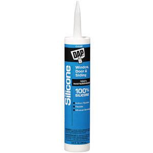 DAP 08641 Silicone Rubber Sealant Clear 10.1 Oz. | AE2YZQ 5A463