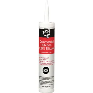 DAP 8656 Sealant Silicone White 9.8 Oz. | AB4XUY 20HA76