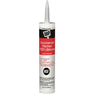 DAP 8660 Sealant Silicone Stainless Steel 9.8 Oz. | AB4XVA 20HA78