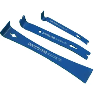 DASCO PRO 91 Pry Bar Set 5-1/2 7 9-1/2 Inch Blue 3 Pc | AA8GKG 18E827