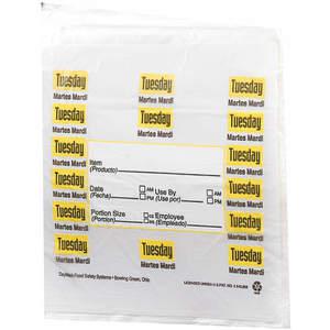 DAYMARK 112379 Day Portion Bag Tuesday - Pack Of 2000 | AE8ZZP 6GUZ4