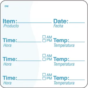 DAYMARK 113621 Food Rotation Label Blue 2 Inch Width - Pack Of 250 | AA3ZHJ 12A227