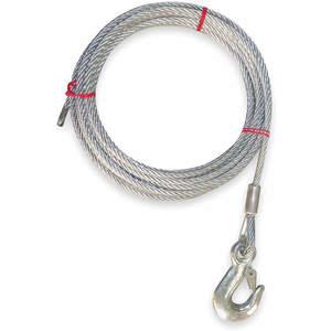 DAYTON 1DLH8 Winch Cable Galvanised Steel 3/8 Inch x 150 Feet | AA9JVD