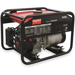 DAYTON 2ZRP6 Portable Generator Rated Watts 2450 163cc | AF9KHR