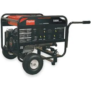 DAYTON 2ZRP8 Portable Generator Rated Watts 5000 389cc | AF9KHT