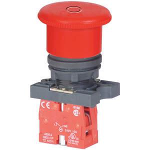 DAYTON 30G248 E-Stop Push Button Non-Illuminated 22mm 1NC Red | AC4NMX