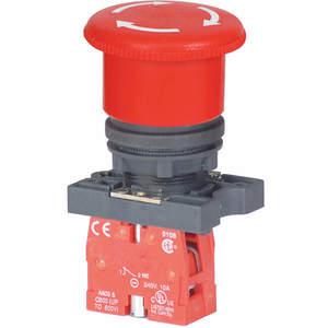 DAYTON 30G252 E-Stop Push Button Non-Illuminated 22mm 1NC Red | AC4NNB