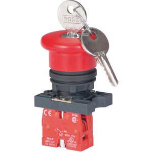 DAYTON 30G256 E-Stop Push Button Non-Illuminated 22mm 1NC Red | AC4NNF