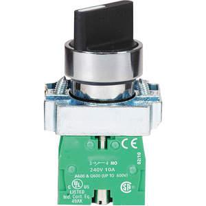 DAYTON 30G265 Non-Illuminated Selector Switch, 22 mm Size, 2 Position, Metal, 1NO | AC4NNQ