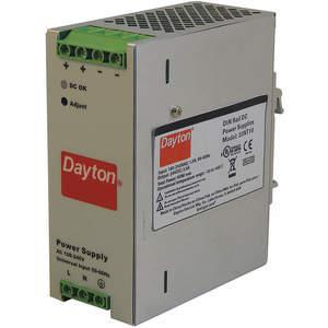 DAYTON 33NT10 Power Supply DIN Rail 60W 24VDC Metal | AH3WZD