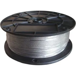 DAYTON 33RG73 Cable 1/2 Inch 500 Feet 6 x 19 Class Iwrc Stainless Steel | AG3PFB