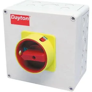 DAYTON 35JF58 Disconnect Switch 7.1 Inch Height x 7.2 Inch Width x 5.8 inch Depth | AH4RDN