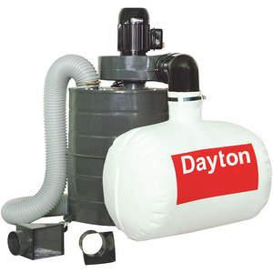DAYTON 3AA31 Dust Collector, Two Stage Portable, 600 cfm Max. Flow, 3/4 Hp, 7.5 A | AC8GTX