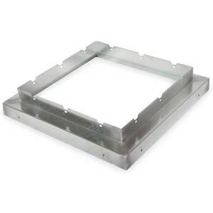 DAYTON 6KWP5 Roof Curb Adapter Curb Side Square Od 24 In | AE9MTE